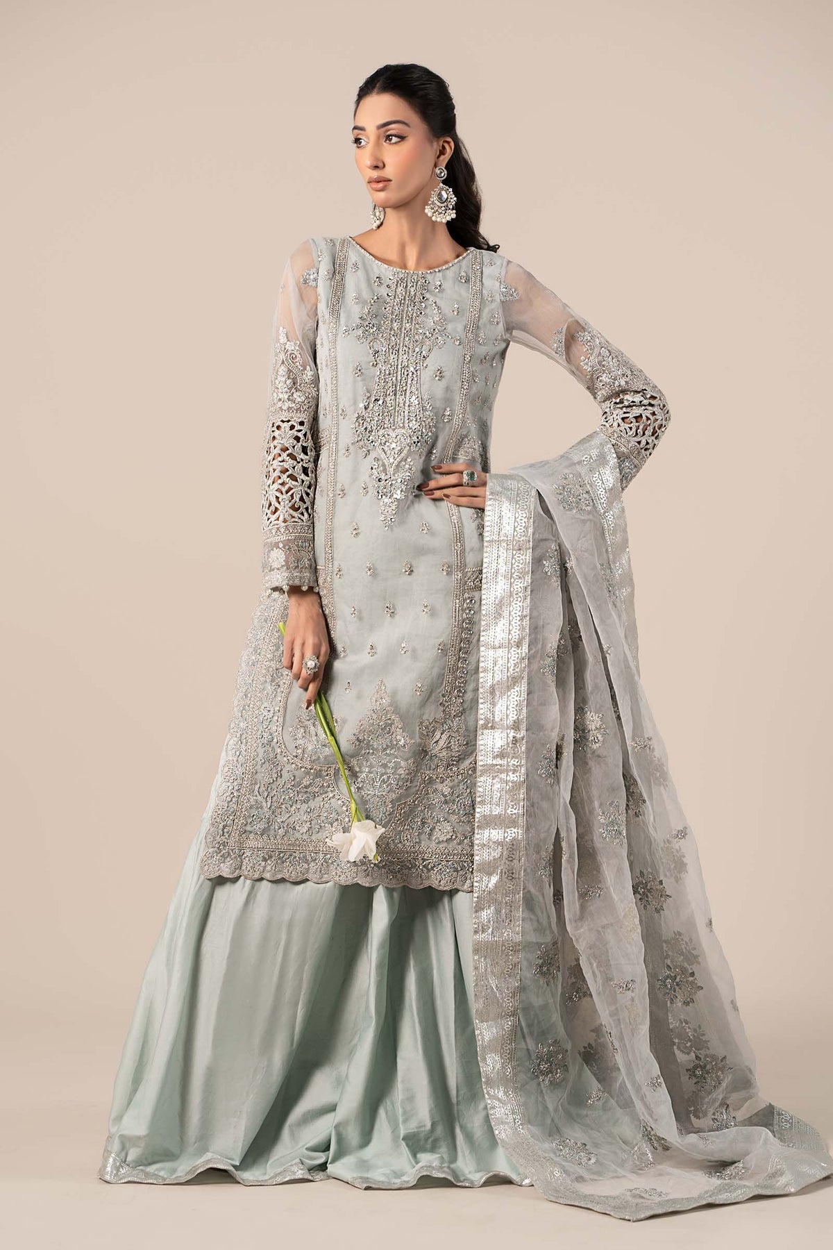 Maria B | Formal Wears | SF-EF25-24 -  Maria B Ladies Clothes - Original Designer Dress - House of Maryam