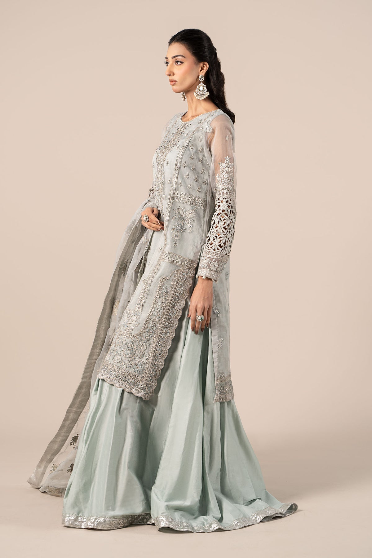 Maria B | Formal Wears | SF-EF25-24 -  Maria B Ladies Clothes - Original Designer Dress - House of Maryam