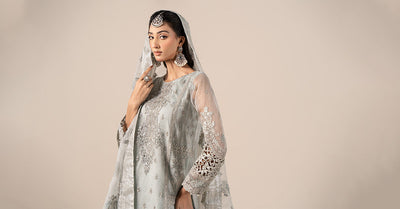 Maria B | Formal Wears | SF-EF25-24 -  Maria B Ladies Clothes - Original Designer Dress - House of Maryam