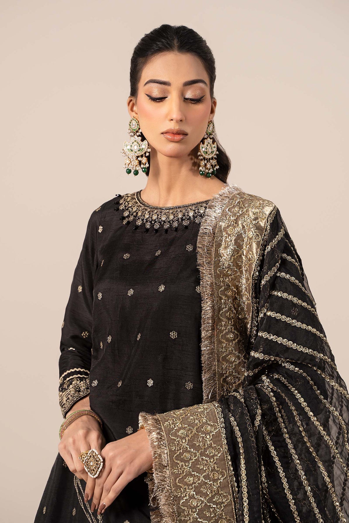Maria B | Formal Wears | SF-EF25-25 -  Maria B Ladies Clothes - Original Designer Dress - House of Maryam
