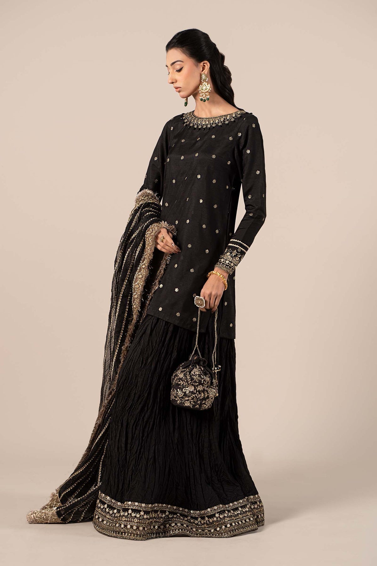 Maria B | Formal Wears | SF-EF25-25 -  Maria B Ladies Clothes - Original Designer Dress - House of Maryam