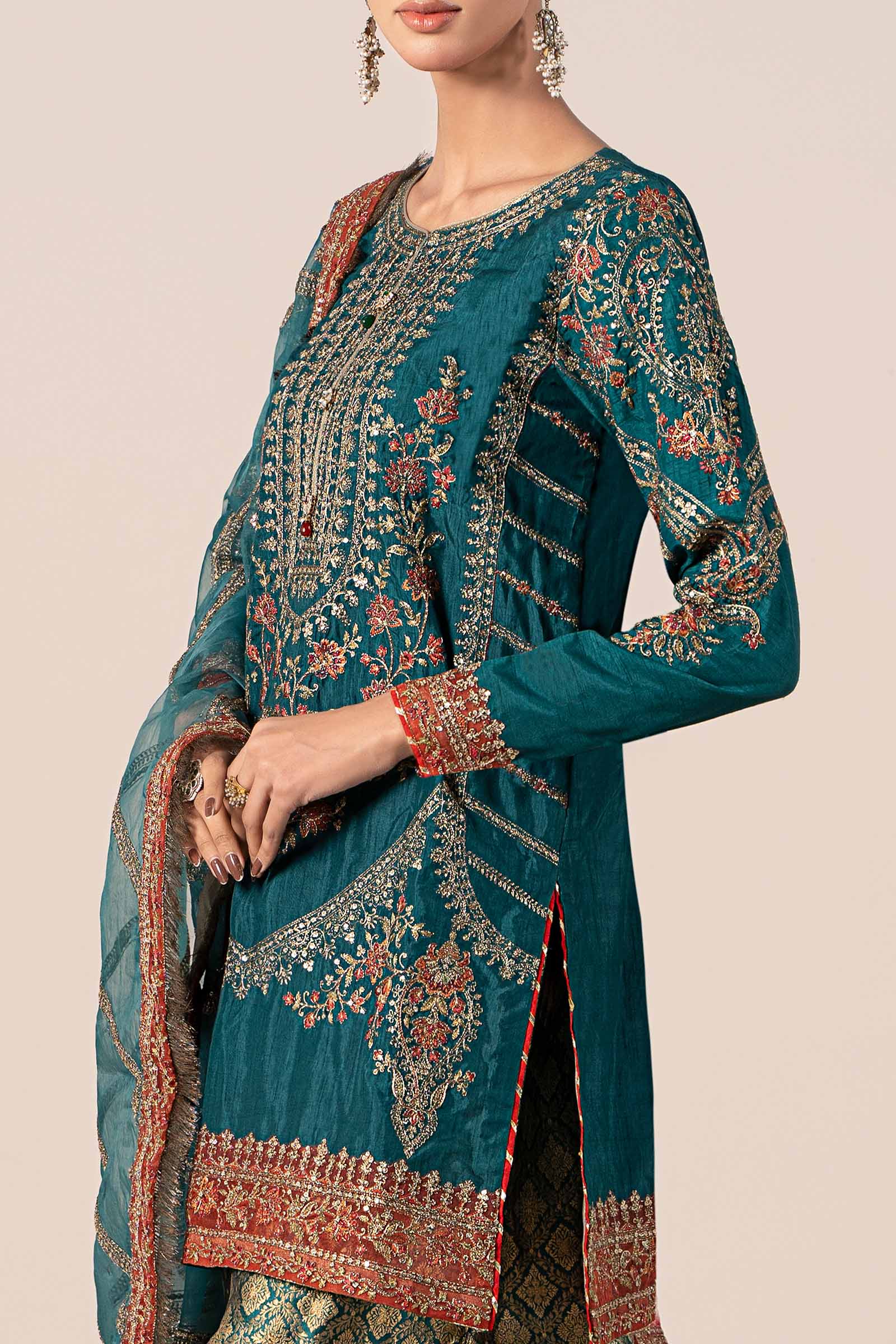 Maira B | Ready to Wear | SF-W24-25 -  Maria B Luxury Formals -  House of Maryam