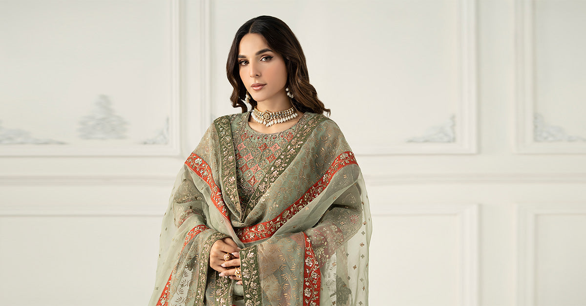Maira B | Ready to Wear | SF-EF25-28 -  Maria B Luxury Formals -  House of Maryam