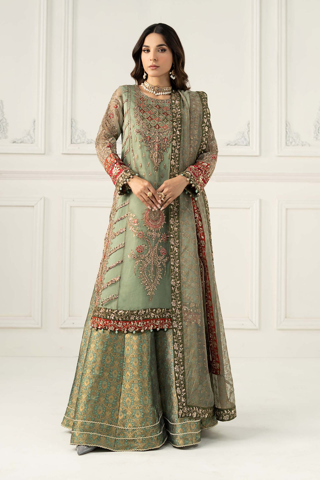 Maira B | Ready to Wear | SF-EF25-28 -  Maria B Luxury Formals -  House of Maryam