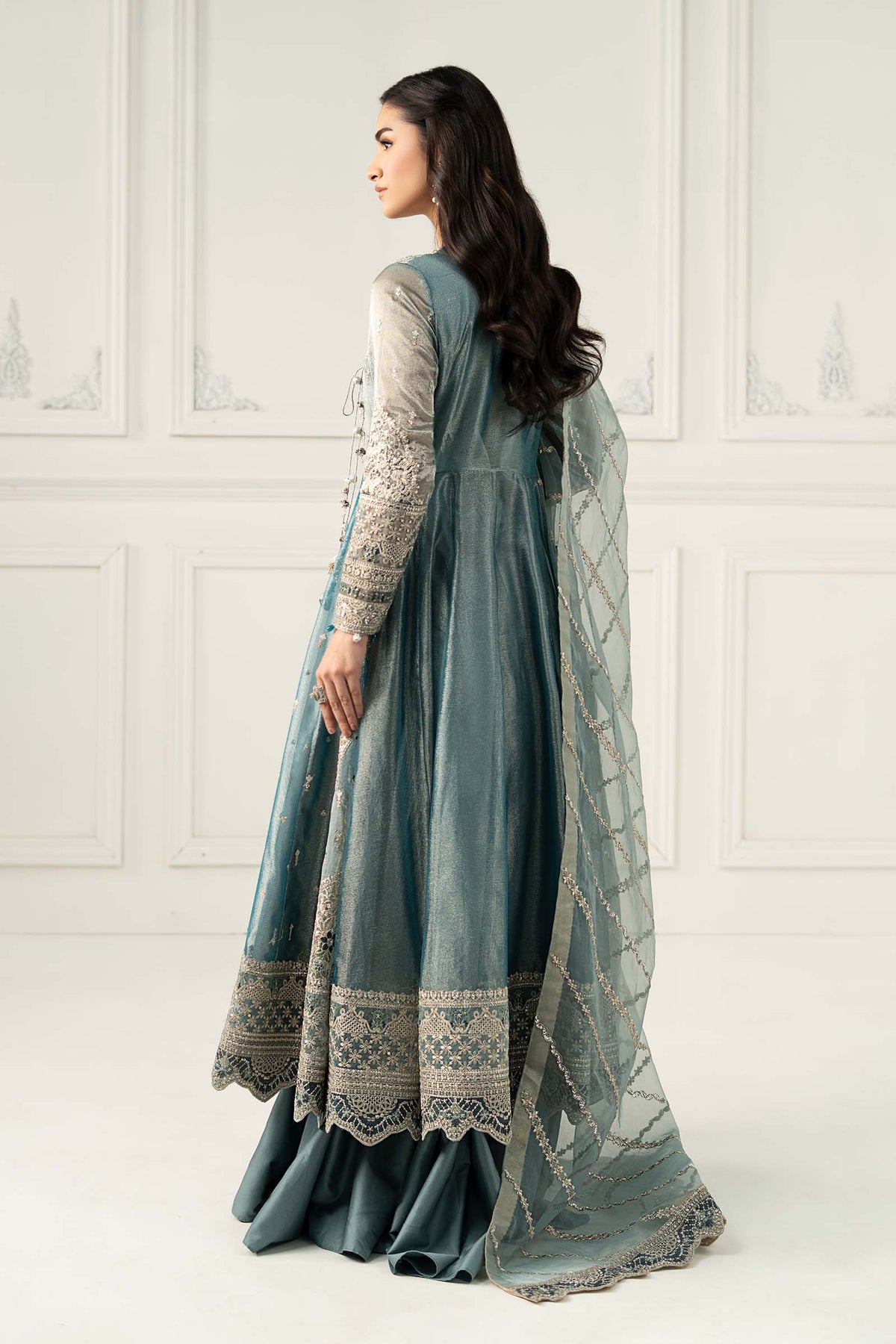 Maria B | Formal Wears | SF-EF25-30 -  Maria B Ladies Clothes - Original Designer Dress - House of Maryam