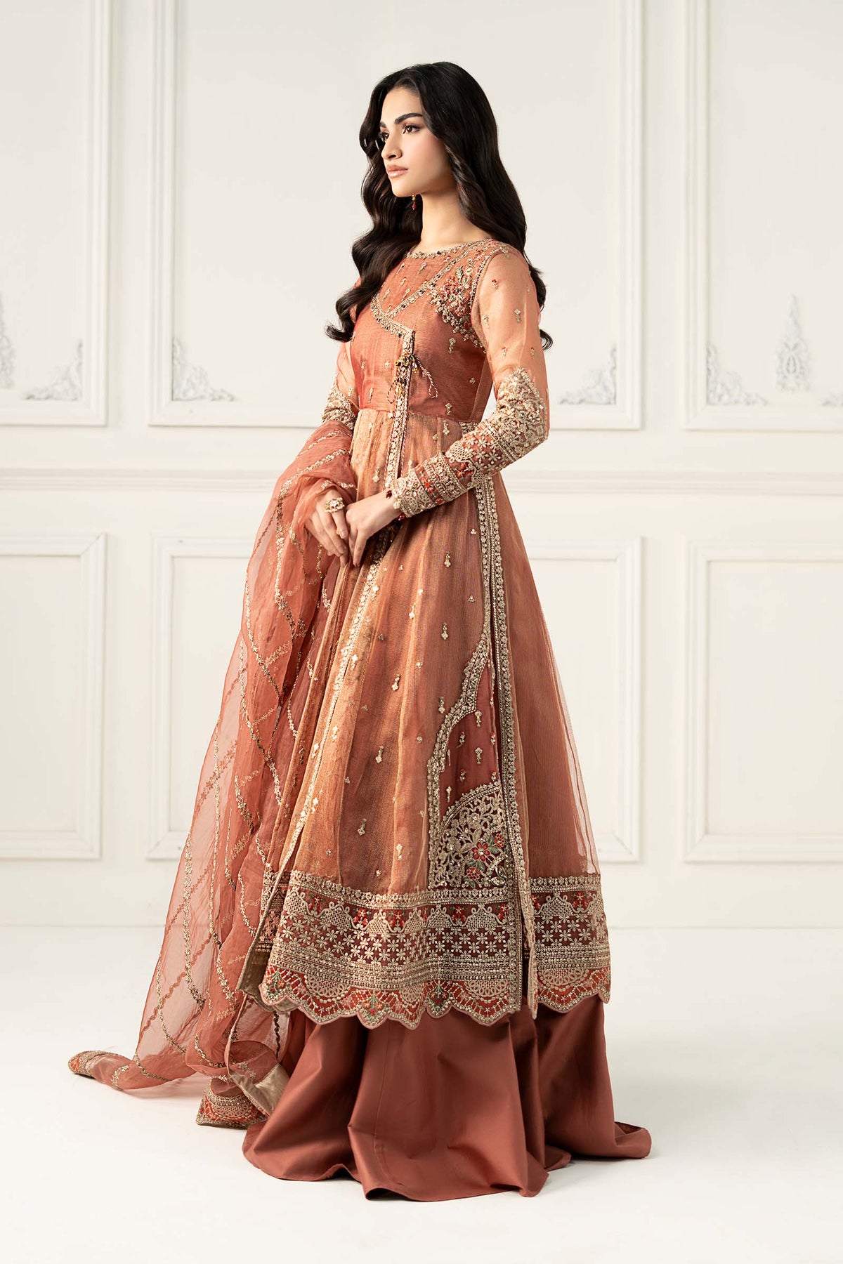 Maria B | Formal Wears | SF-EF25-30 -  Maria B Ladies Clothes - Original Designer Dress - House of Maryam