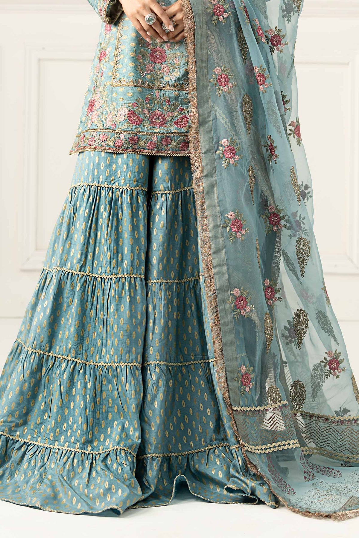 Maria B | Formal Wears | SF-EF25-31 -  Maria B Ladies Clothes - Original Designer Dress - House of Maryam