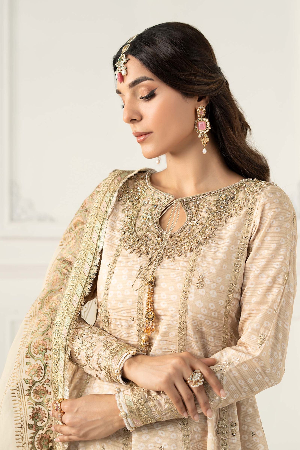 Maria B | Formal Wears | SF-EF25-32 -  Maria B Ladies Clothes - Original Designer Dress - House of Maryam