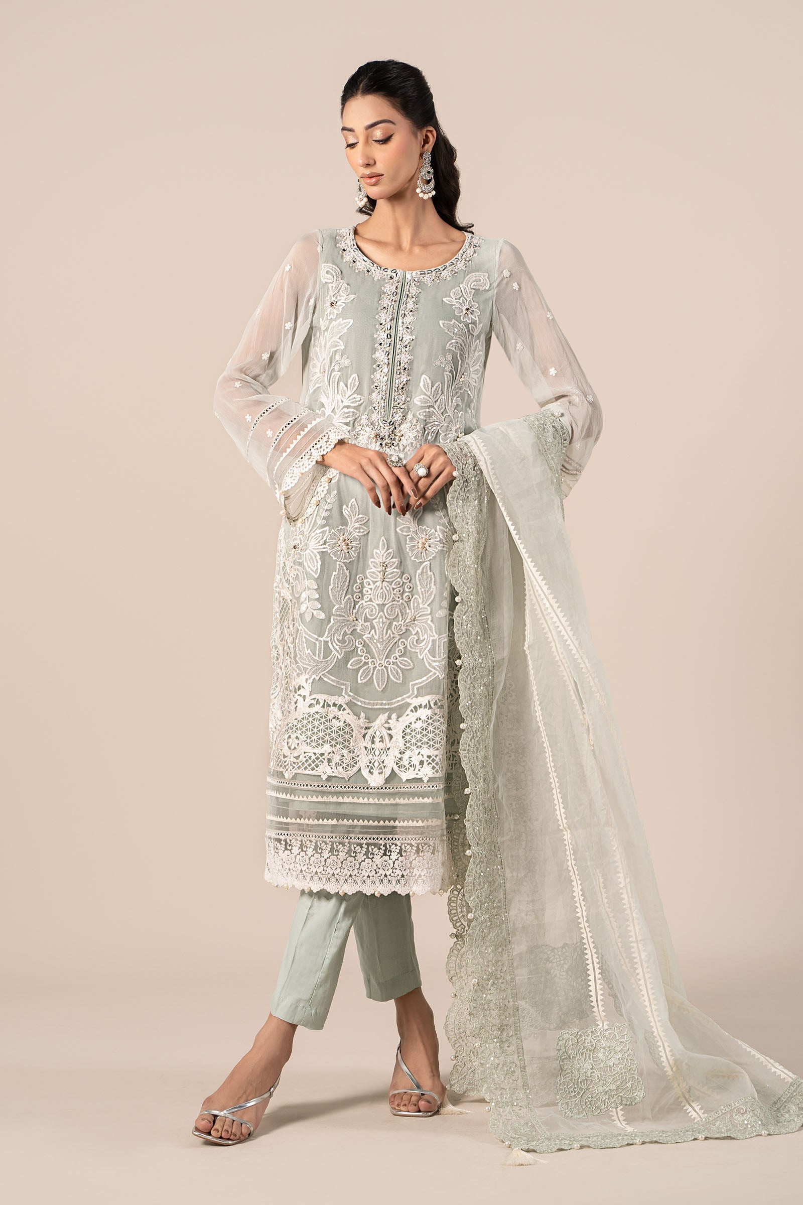 Maira B | Ready to Wear | SF-EF25-34 -  Maria B Luxury Formals -  House of Maryam