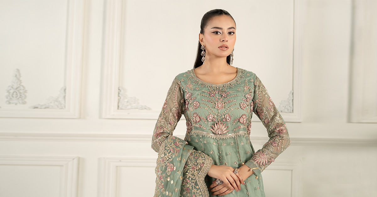 Maira B | Ready to Wear | SF-EF25-40 -  Maria B Luxury Formals -  House of Maryam