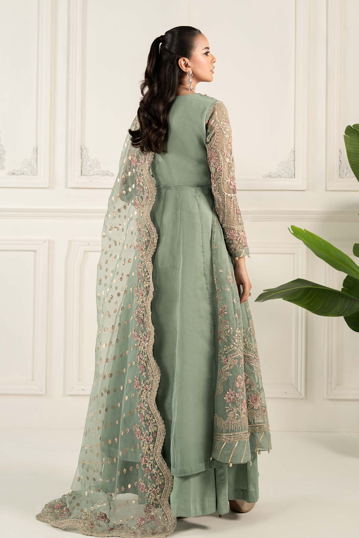Maria B | Formal Wears | SF-EF25-40 -  Maria B Ladies Clothes - Original Designer Dress - House of Maryam