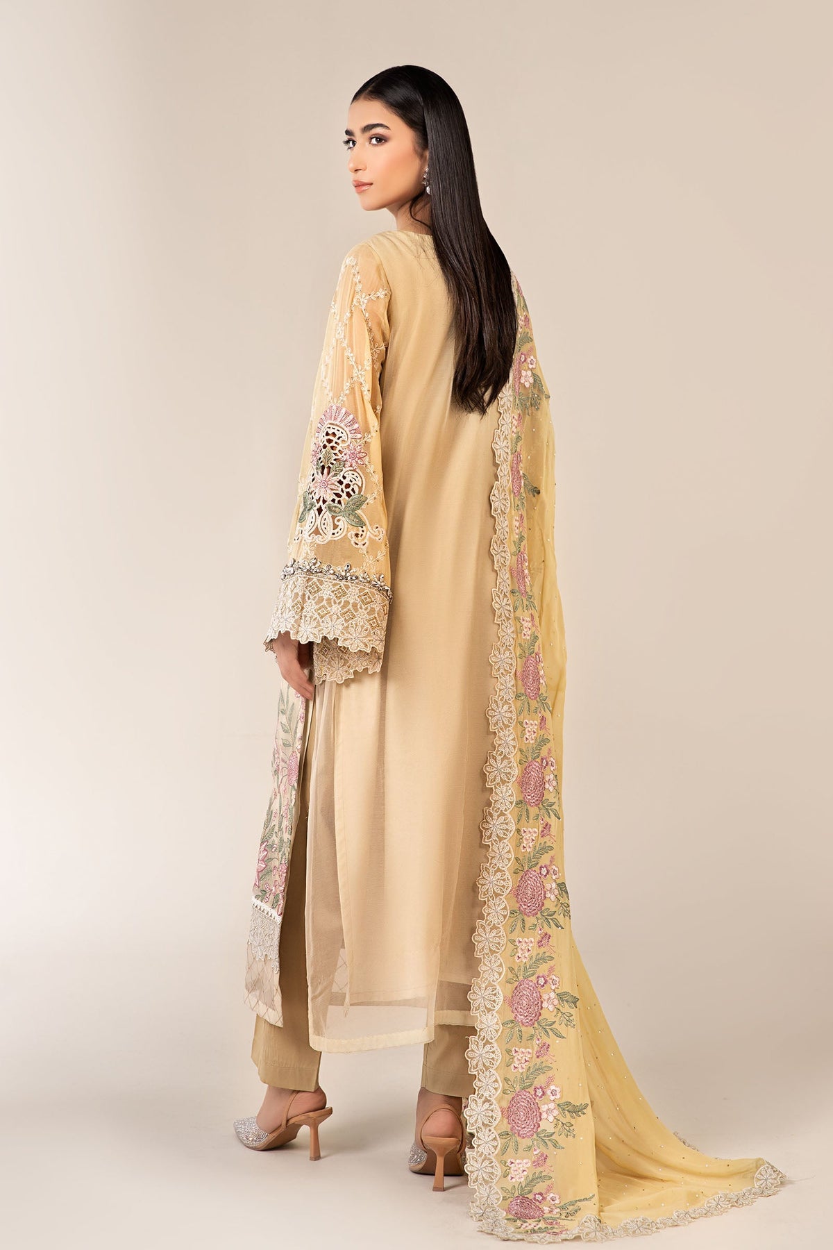 Maria B | Formal Wears | SF-EF25-41 -  Maria B Ladies Clothes - Original Designer Dress - House of Maryam