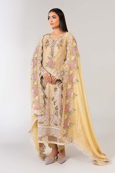 Maria B | Pre Fall 25 | Chiffon Suit 19 -  Maria B Ladies Clothes - Original Designer Dress - House of Maryam