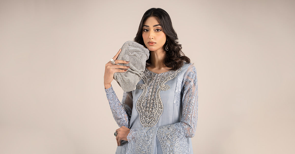 Maira B | Ready to Wear | SF-EF25-51 -  Maria B Luxury Formals -  House of Maryam