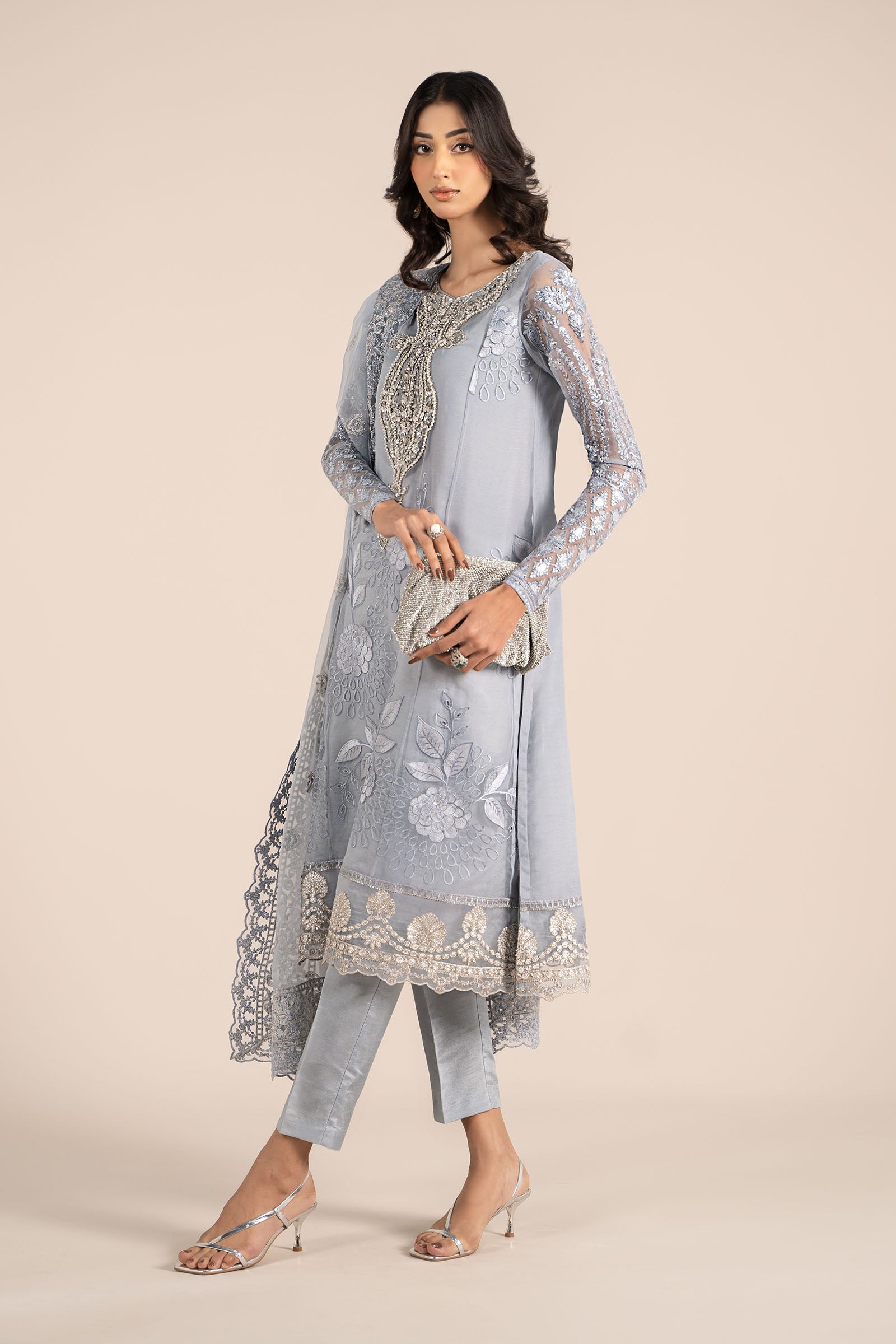 Maira B | Ready to Wear | SF-EF25-51 -  Maria B Luxury Formals -  House of Maryam