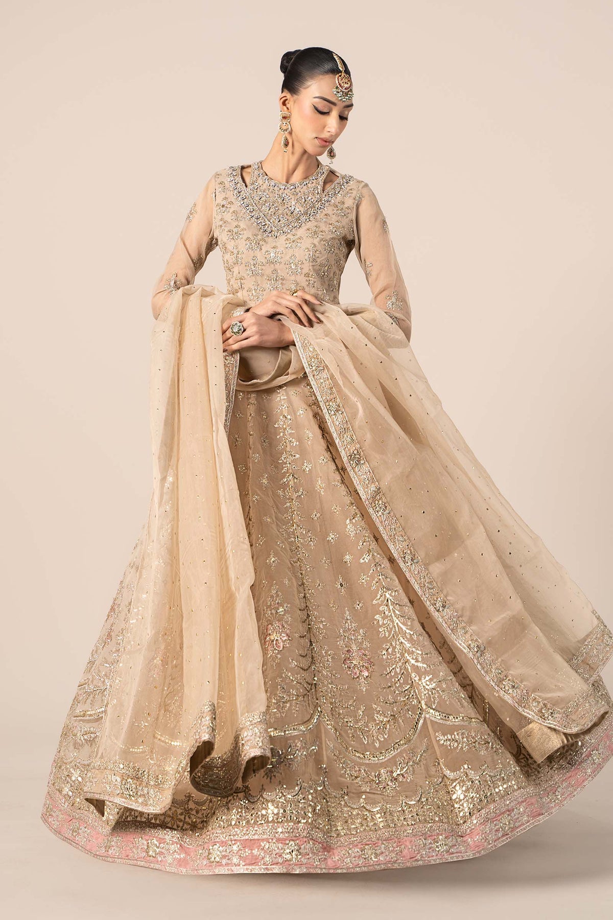 Maria B | Formal Wears | SF-EF25-55 -  Maria B Ladies Clothes - Original Designer Dress - House of Maryam