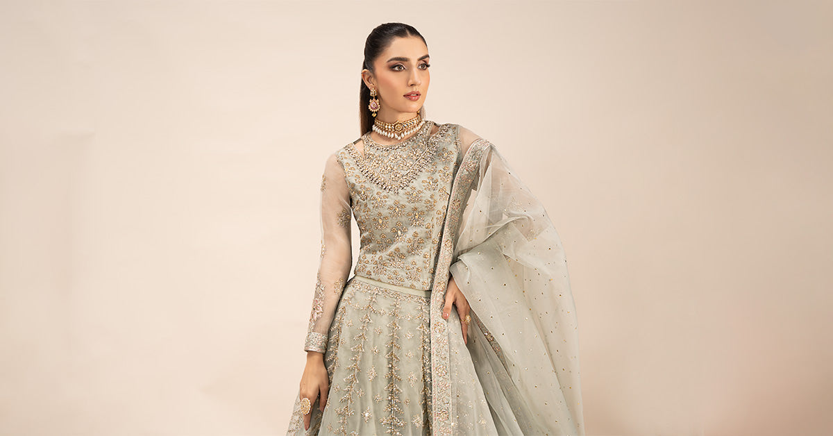 Maira B | Ready to Wear | SF-EF25-55 -  Maria B Luxury Formals -  House of Maryam