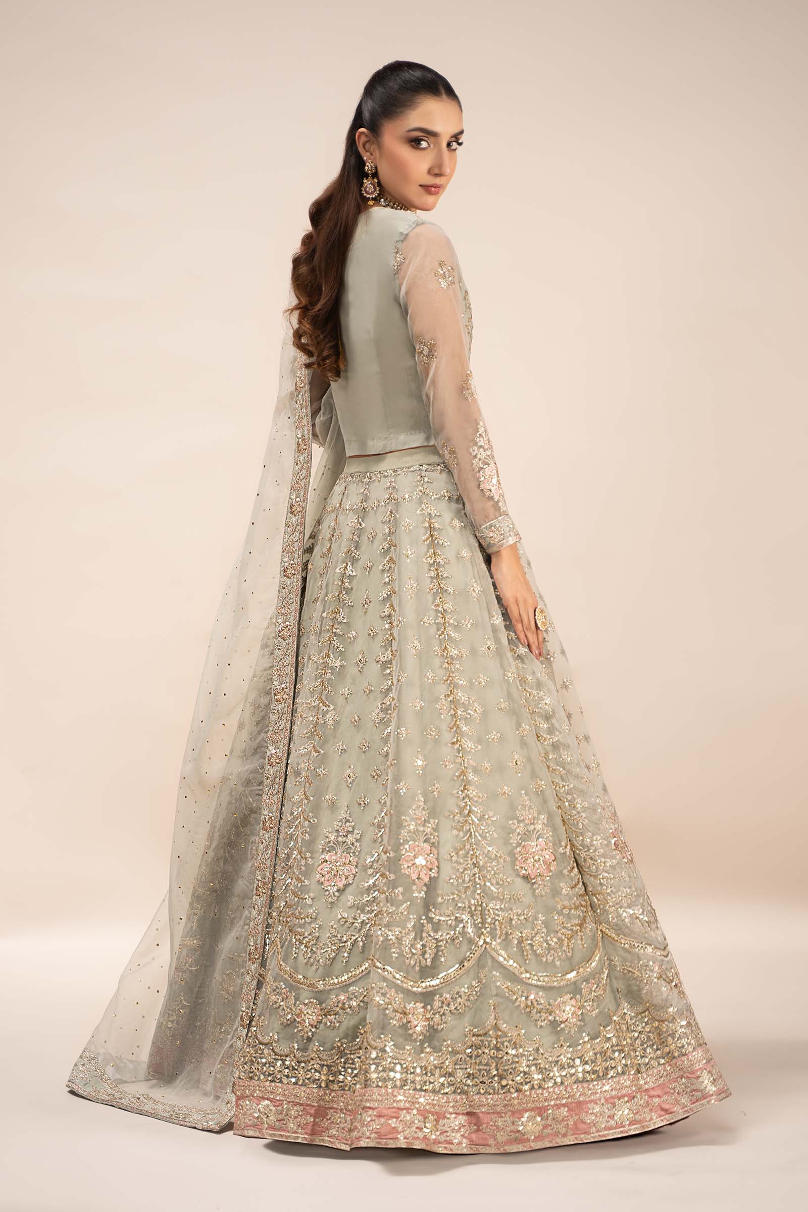 Maira B | Ready to Wear | SF-EF25-55 -  Maria B Luxury Formals -  House of Maryam