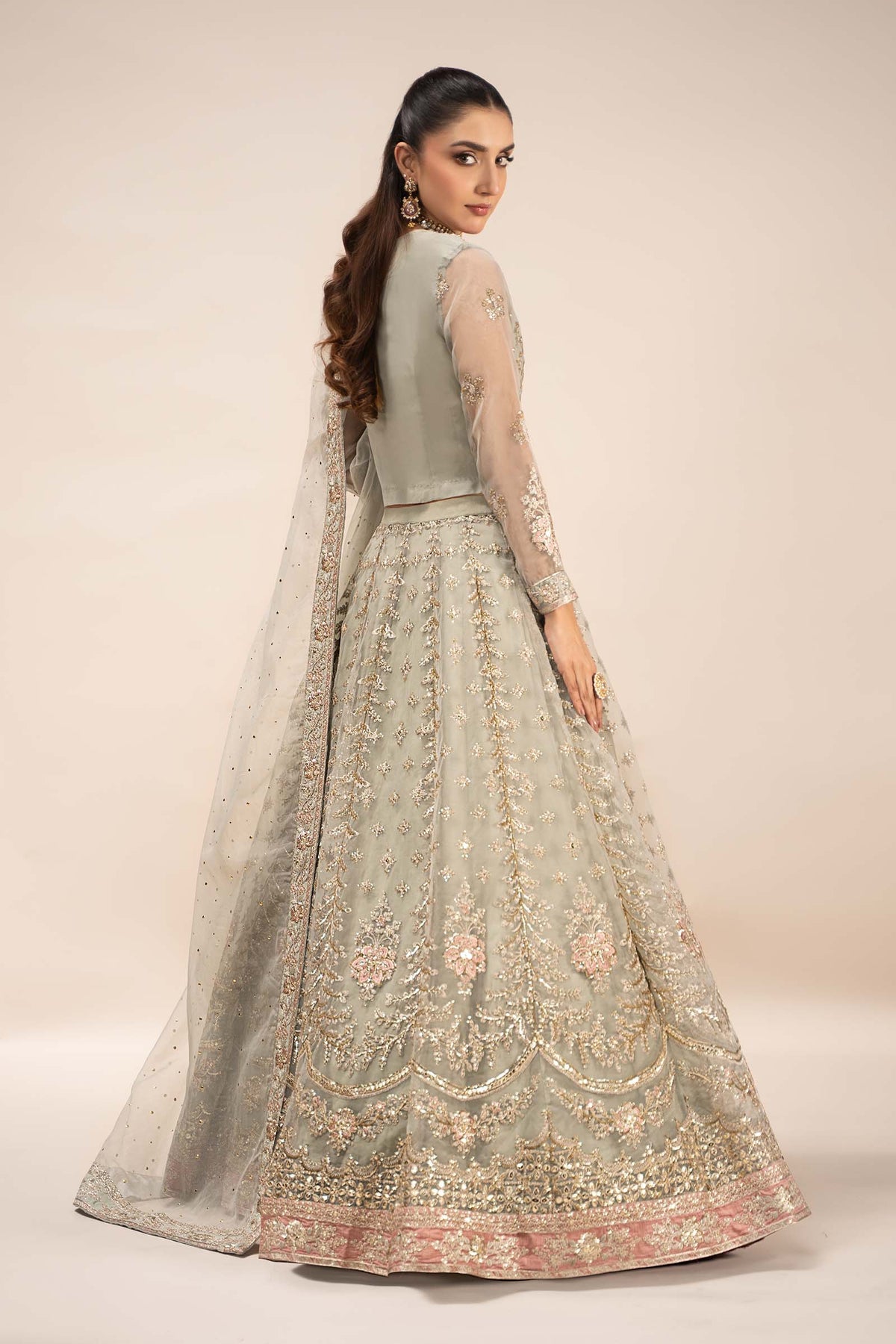 Maria B | Formal Wears | SF-EF25-55 -  Maria B Ladies Clothes - Original Designer Dress - House of Maryam