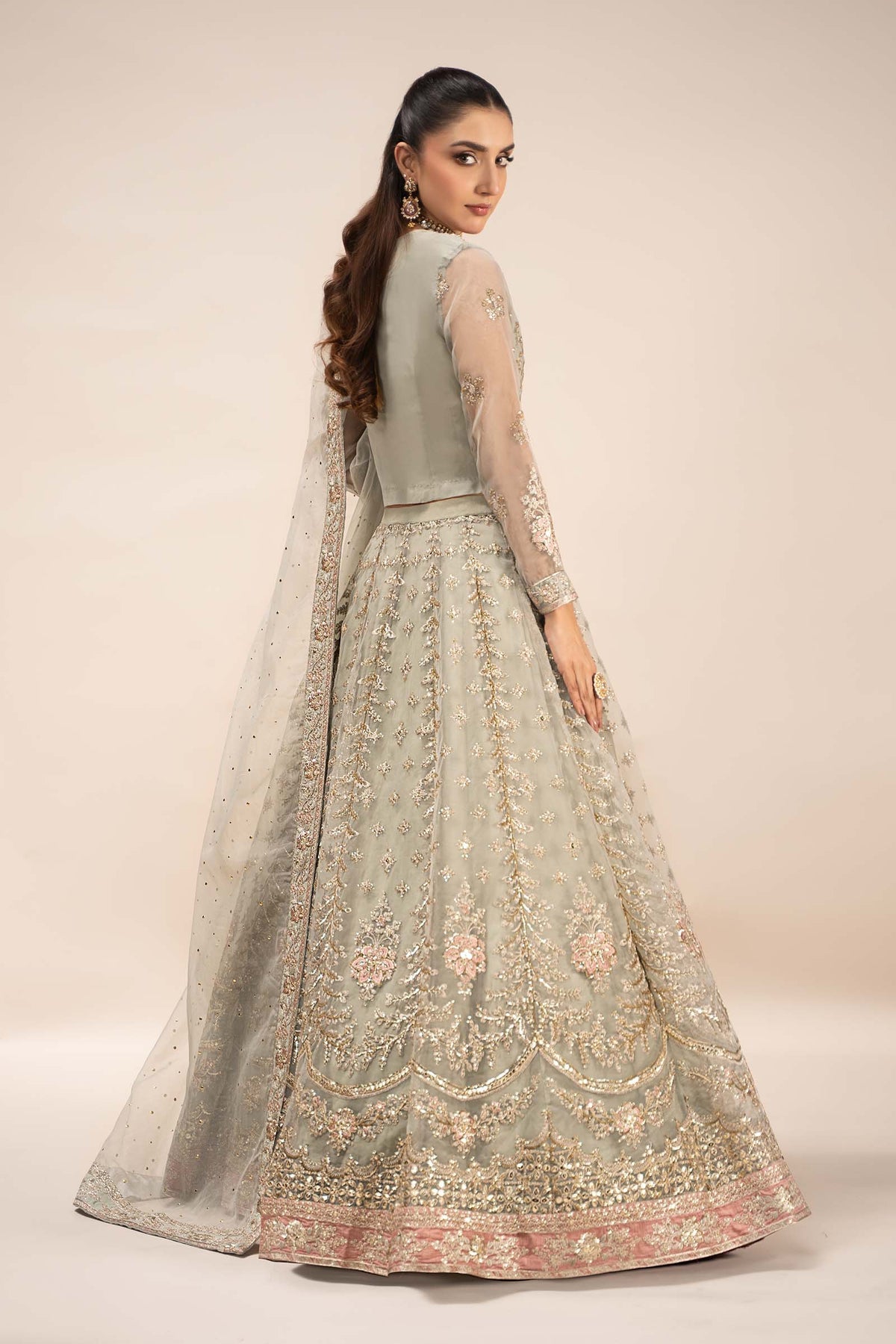 Maria B | Formal Wears | SF-EF25-55 -  Maria B Ladies Clothes - Original Designer Dress - House of Maryam