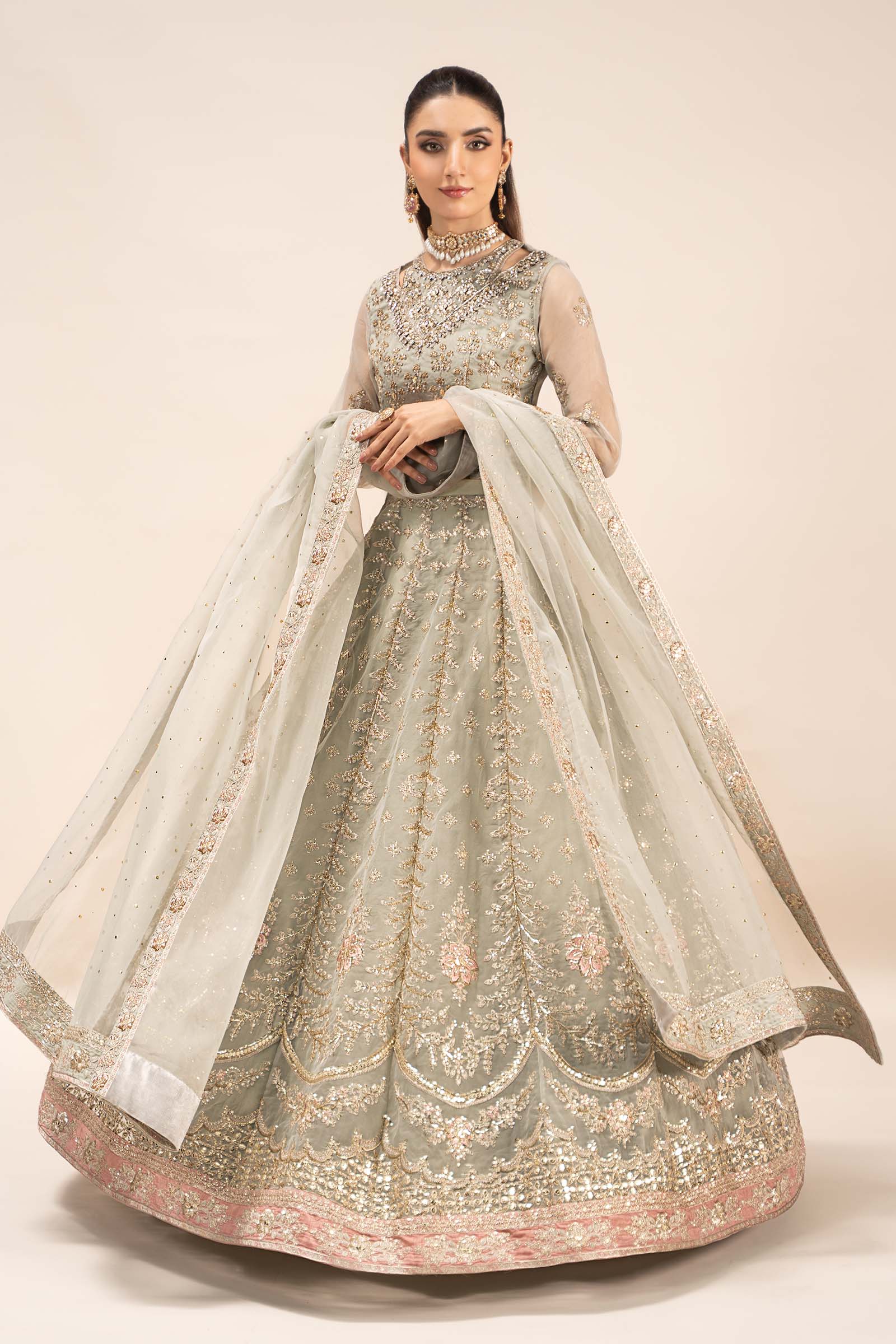 Maira B | Ready to Wear | SF-EF25-55 -  Maria B Luxury Formals -  House of Maryam