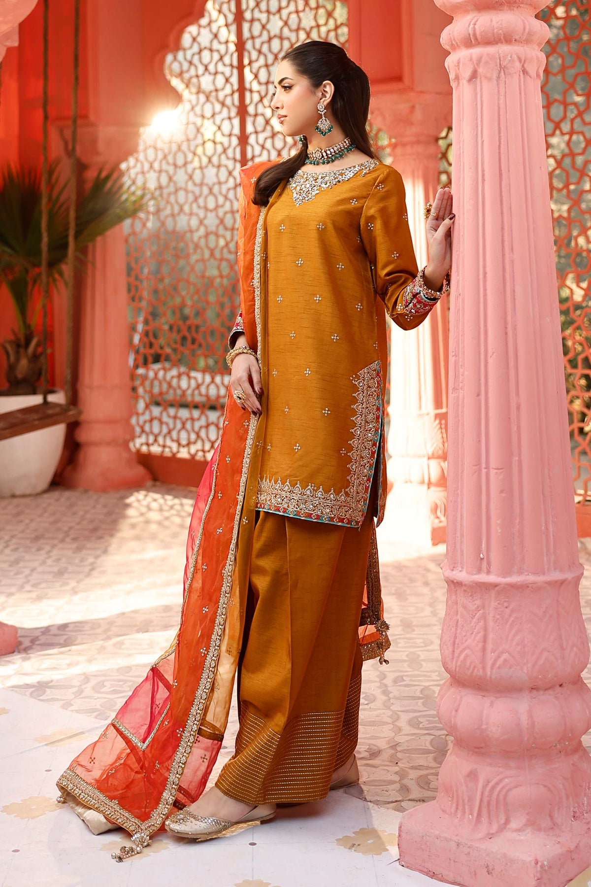 Maria B | Formal Wears | SF-EF25-61 -  Maria B Ladies Clothes - Original Designer Dress - House of Maryam
