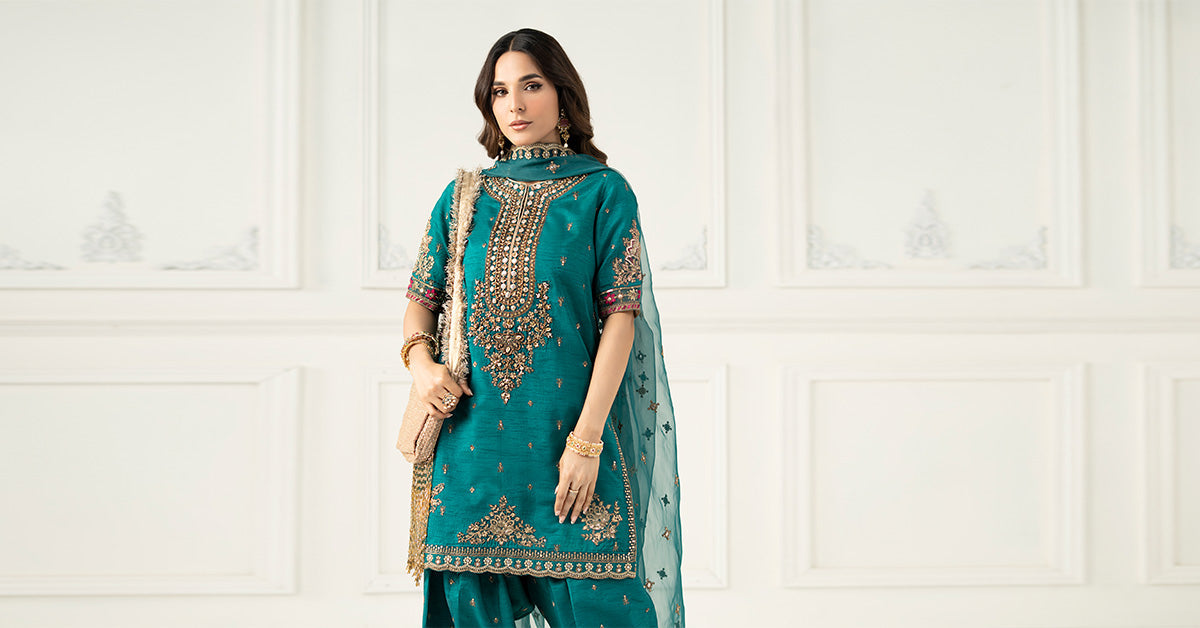 Maira B | Ready to Wear | SF-EF25-63 -  Maria B Luxury Formals -  House of Maryam