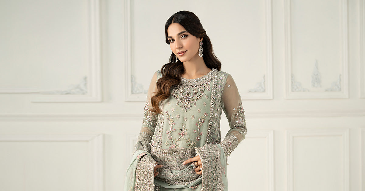 Maira B | Ready to Wear | SF-EF25-65 -  Maria B Luxury Formals -  House of Maryam
