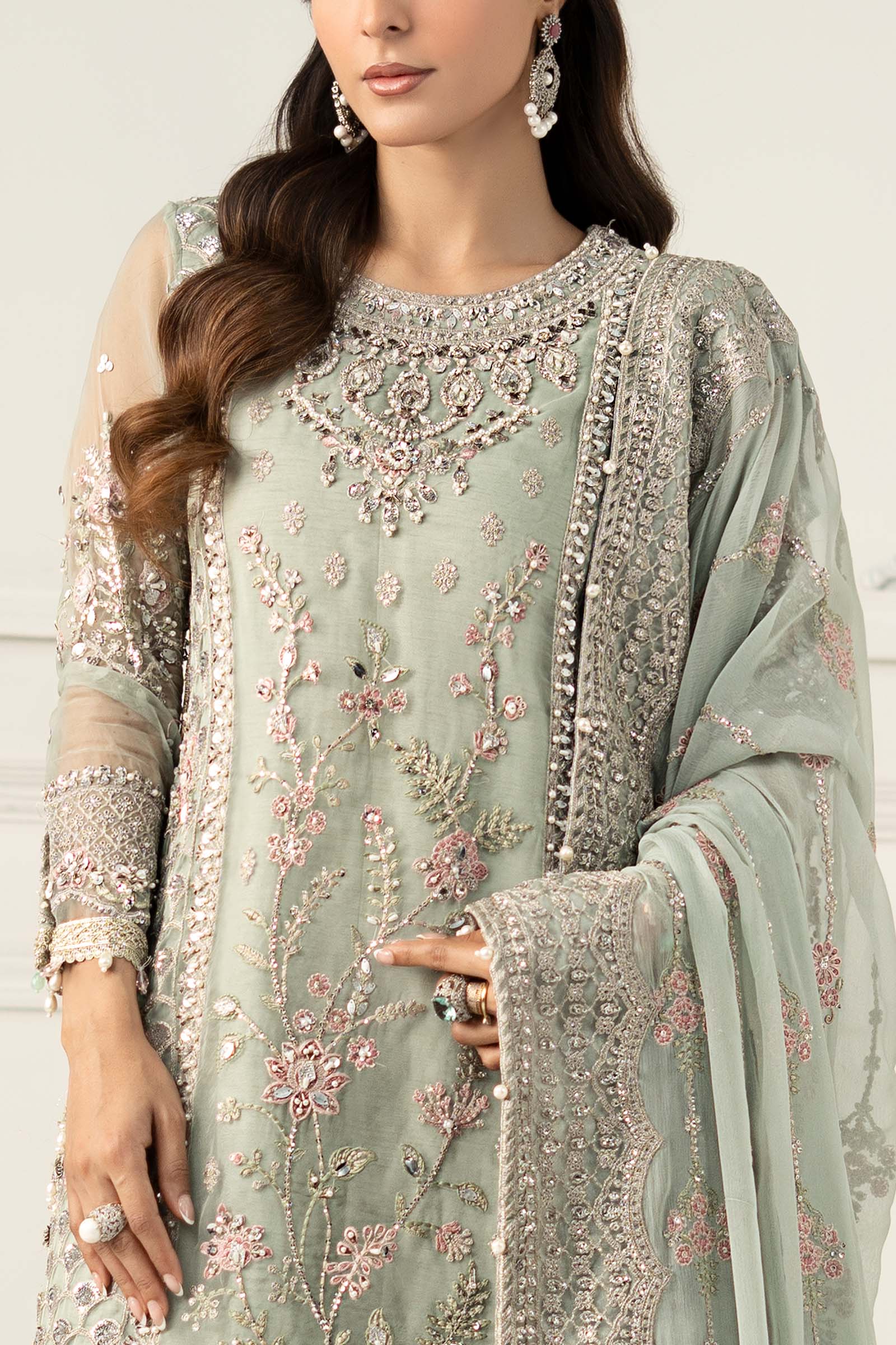 Maira B | Ready to Wear | SF-EF25-65 -  Maria B Luxury Formals -  House of Maryam