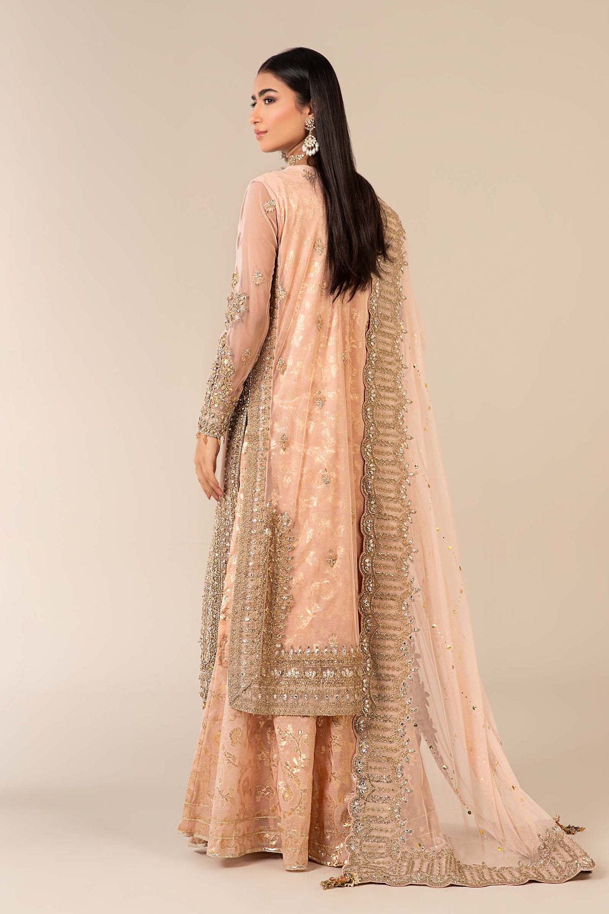 Maria B | Formal Wears | SF-EF25-66 -  Maria B Ladies Clothes - Original Designer Dress - House of Maryam