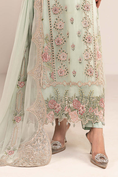 Maria  B | luxury formals | SF-EF26-01-Sea Green