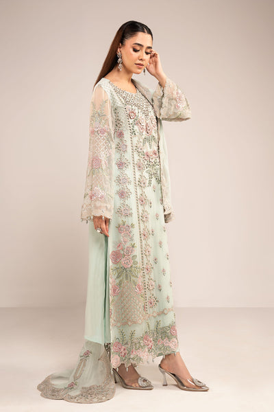 Maria  B | luxury formals | SF-EF26-01-Sea Green