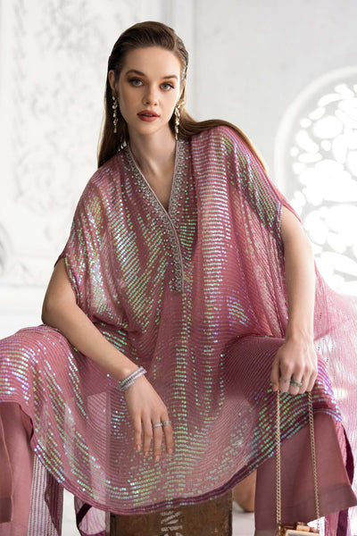 Maria B | Luxury Formals | SF-EF26-11-Beige and Green