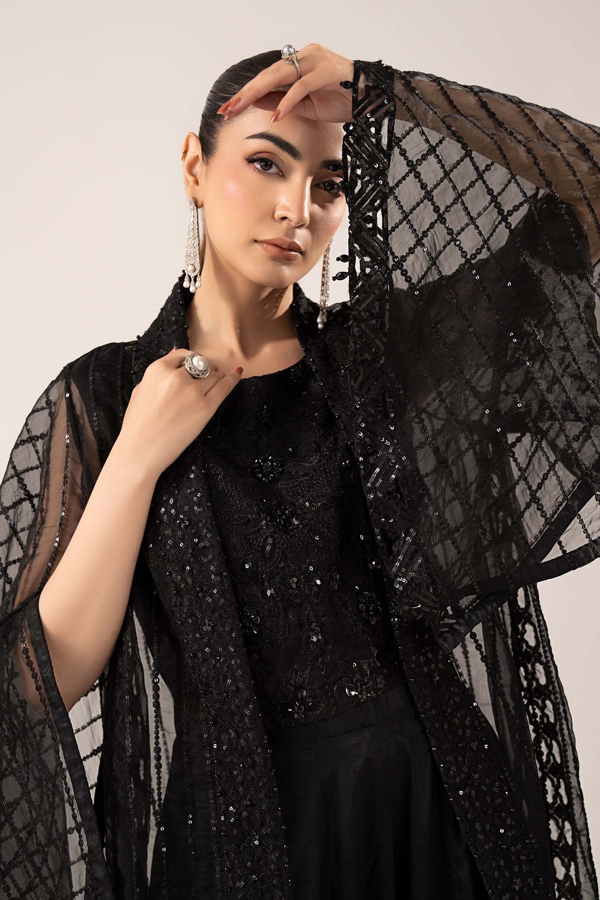 Maria B | Luxury Formals | SF-EF26-12-Black, image 3
