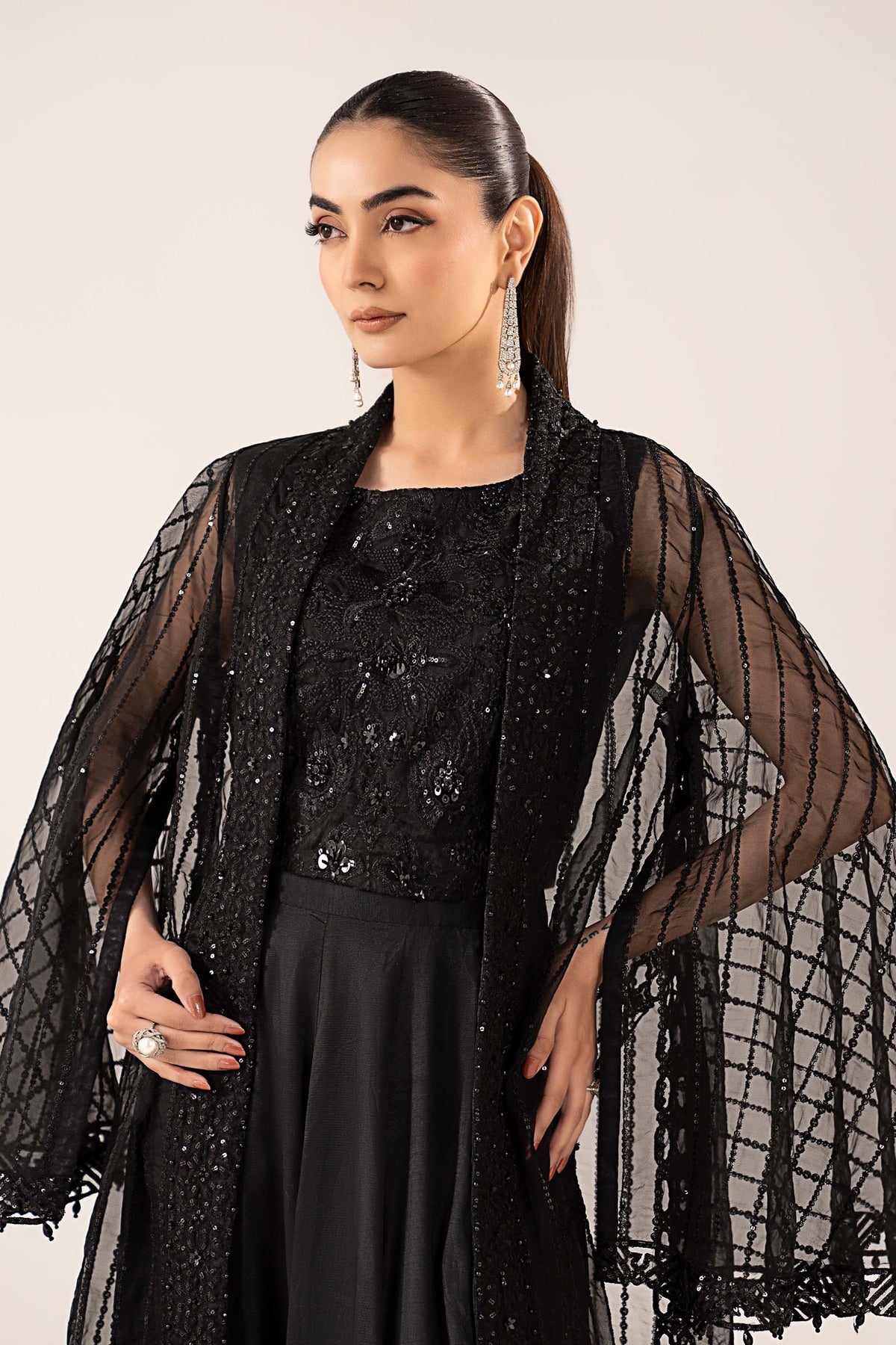 Maria B | Luxury Formals | SF-EF26-12-Black-4