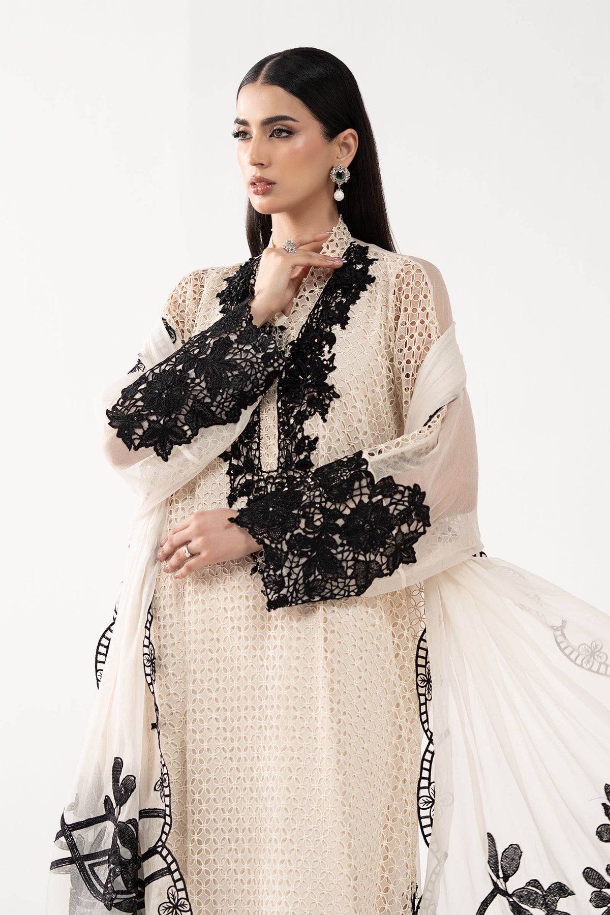 Maria B | Luxury Formals | SF-EF26-13-Off White, image 3