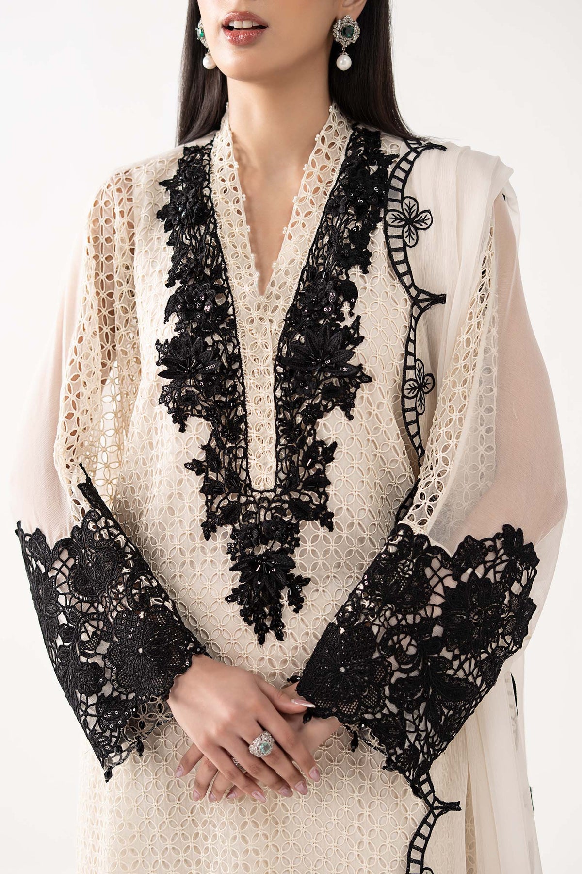 Maria B | Luxury Formals | SF-EF26-13-Off White, image 5