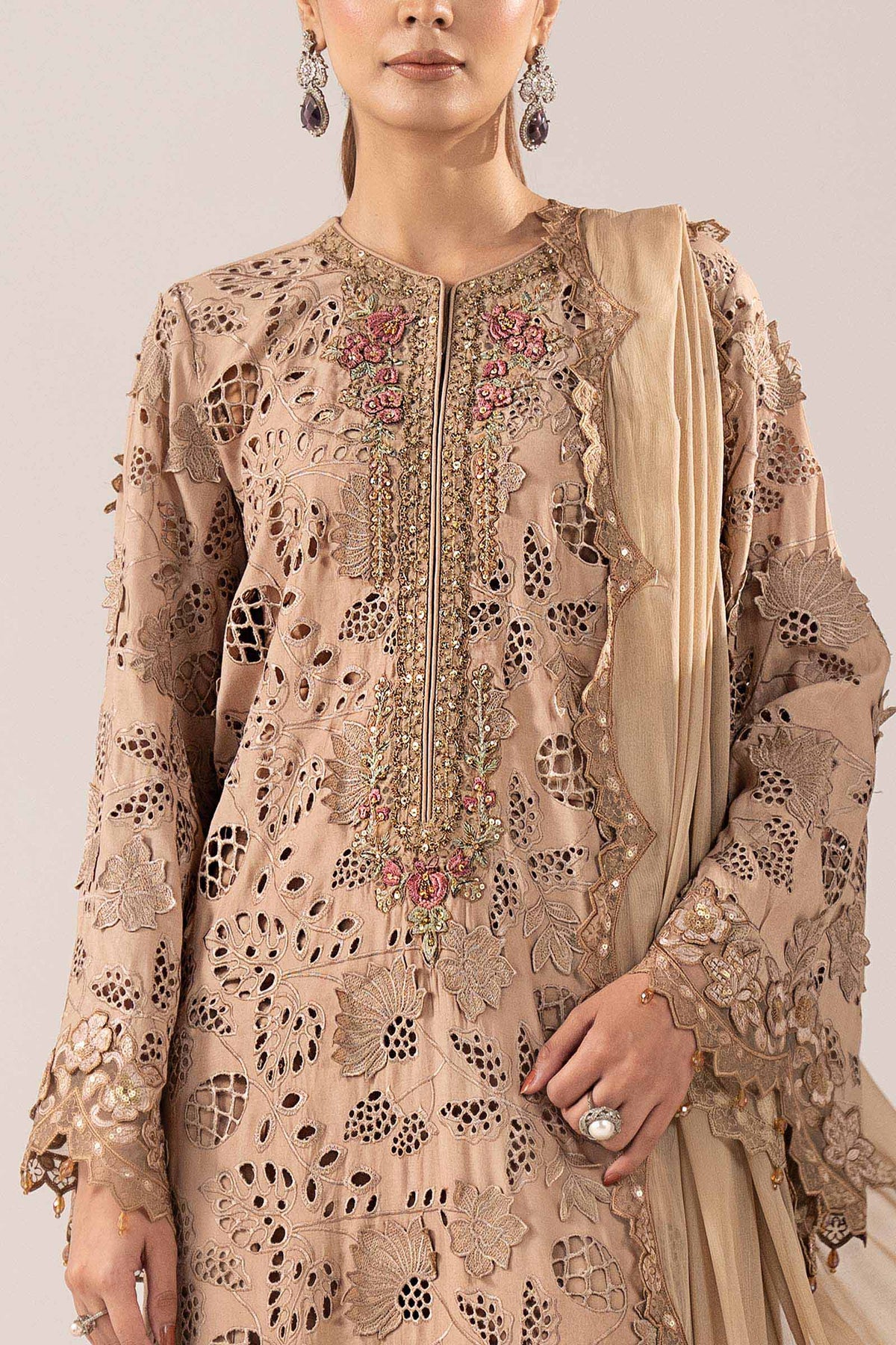 Maria B | Luxury Formals | SF-EF26-16-BEIGE-4