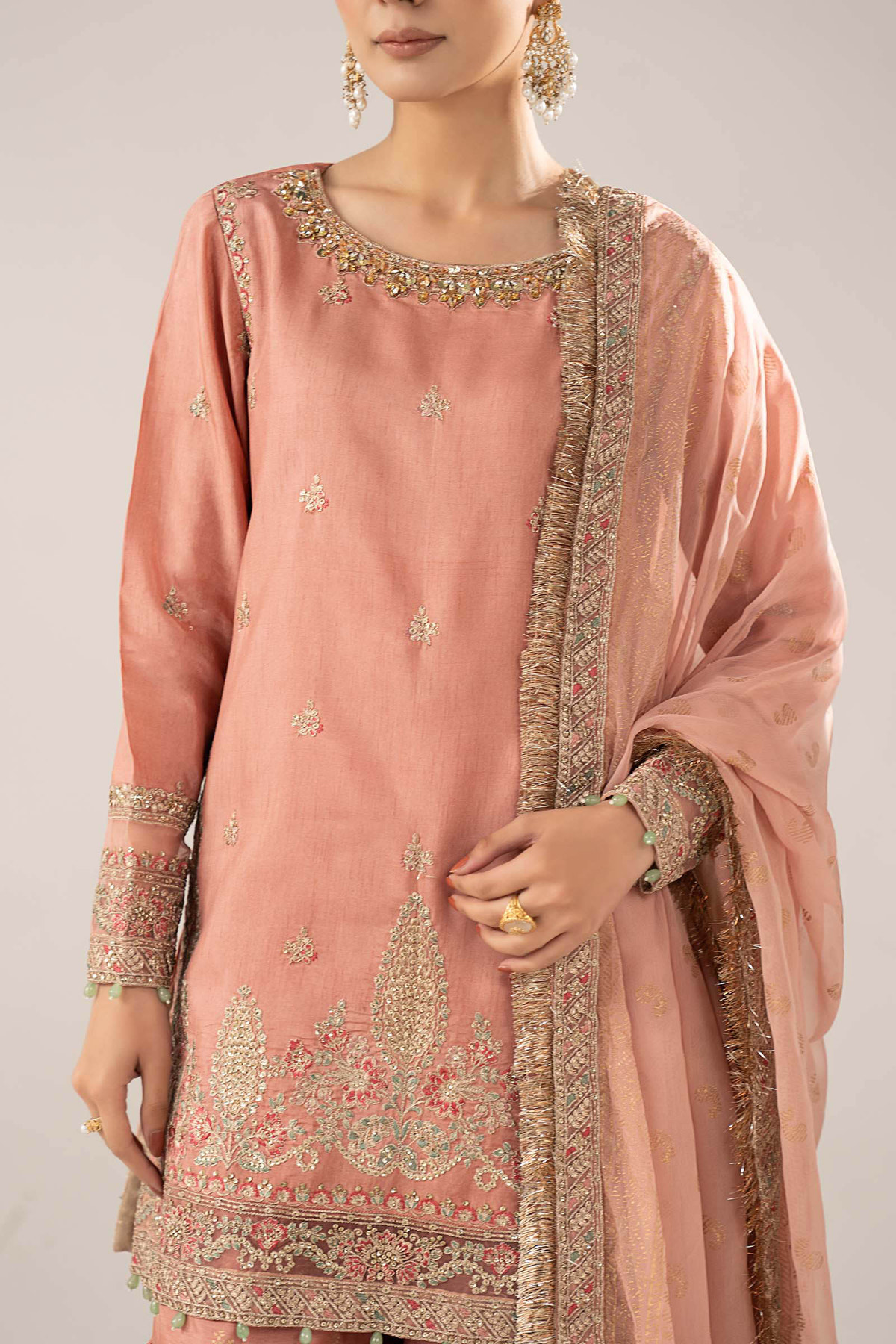 Maria B | Luxury Formals | SF-EF26-28-Peach, image 4