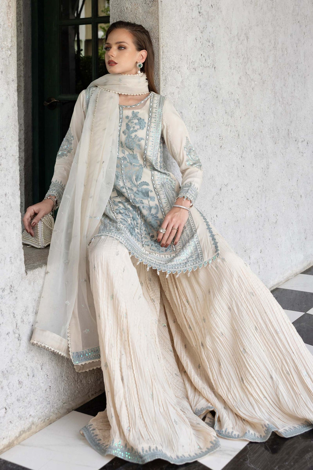 Maria B | Luxury Formals | SF-EF26-39-Off White, image 3