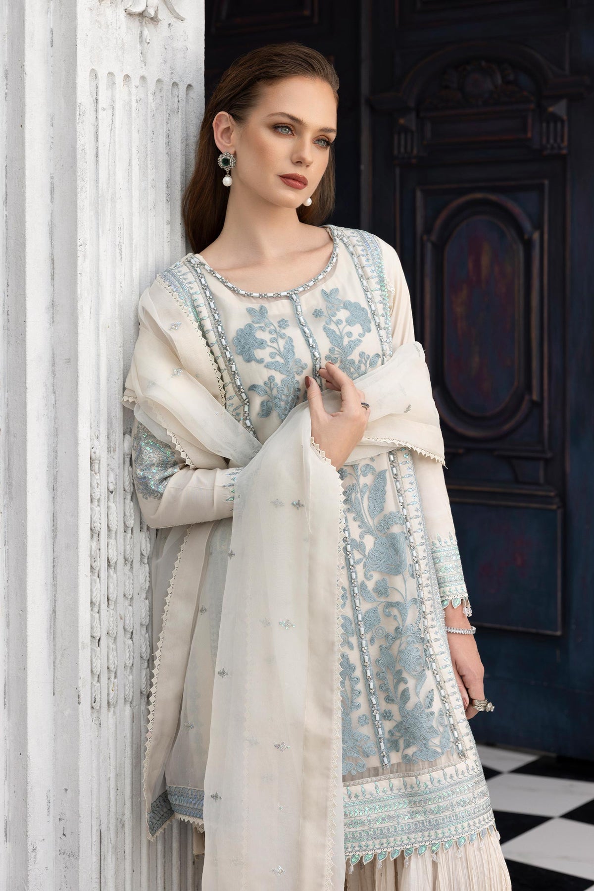 Maria B | Luxury Formals | SF-EF26-39-Off White-4