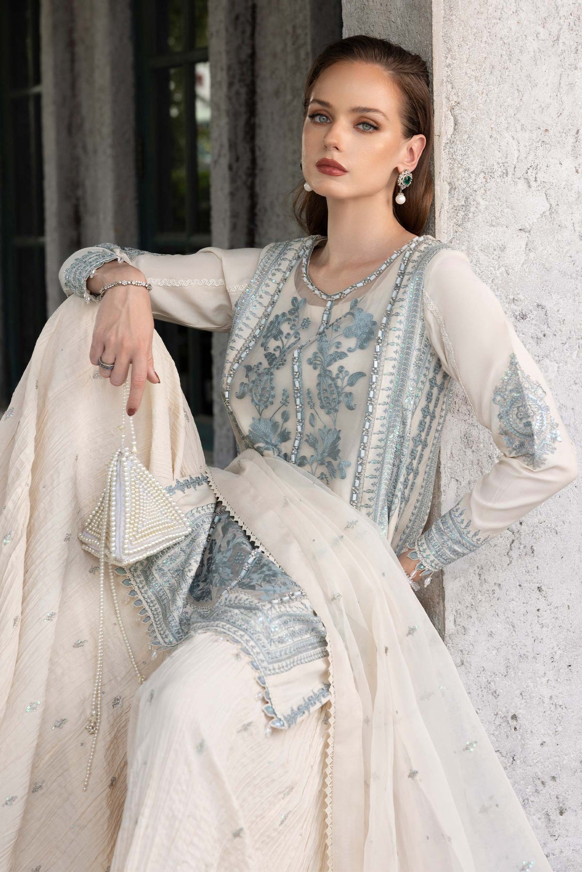 Maria B | Luxury Formals | SF-EF26-39-Off White, image 5