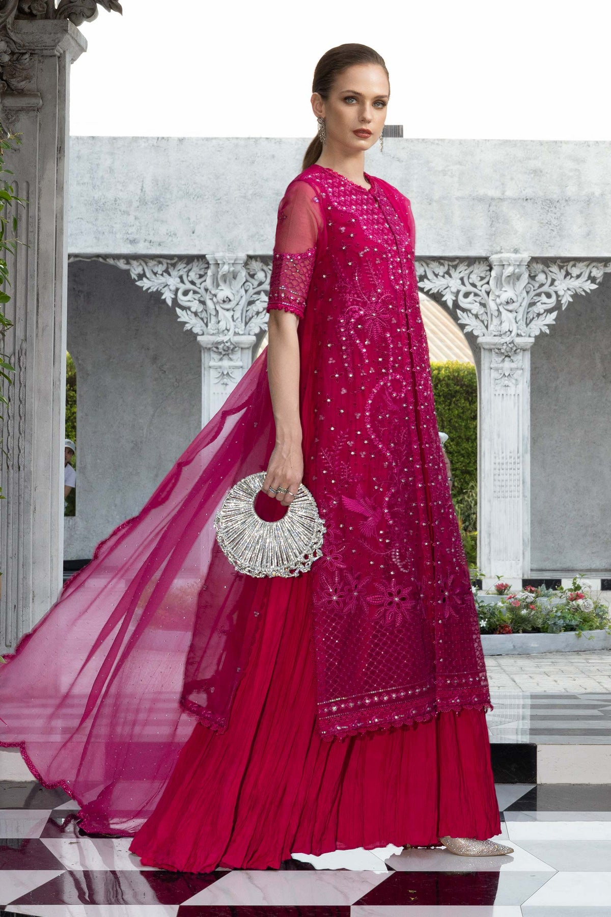 Maria B | Luxury Formals | SF-EF26-53-Fuchsia Pink-8