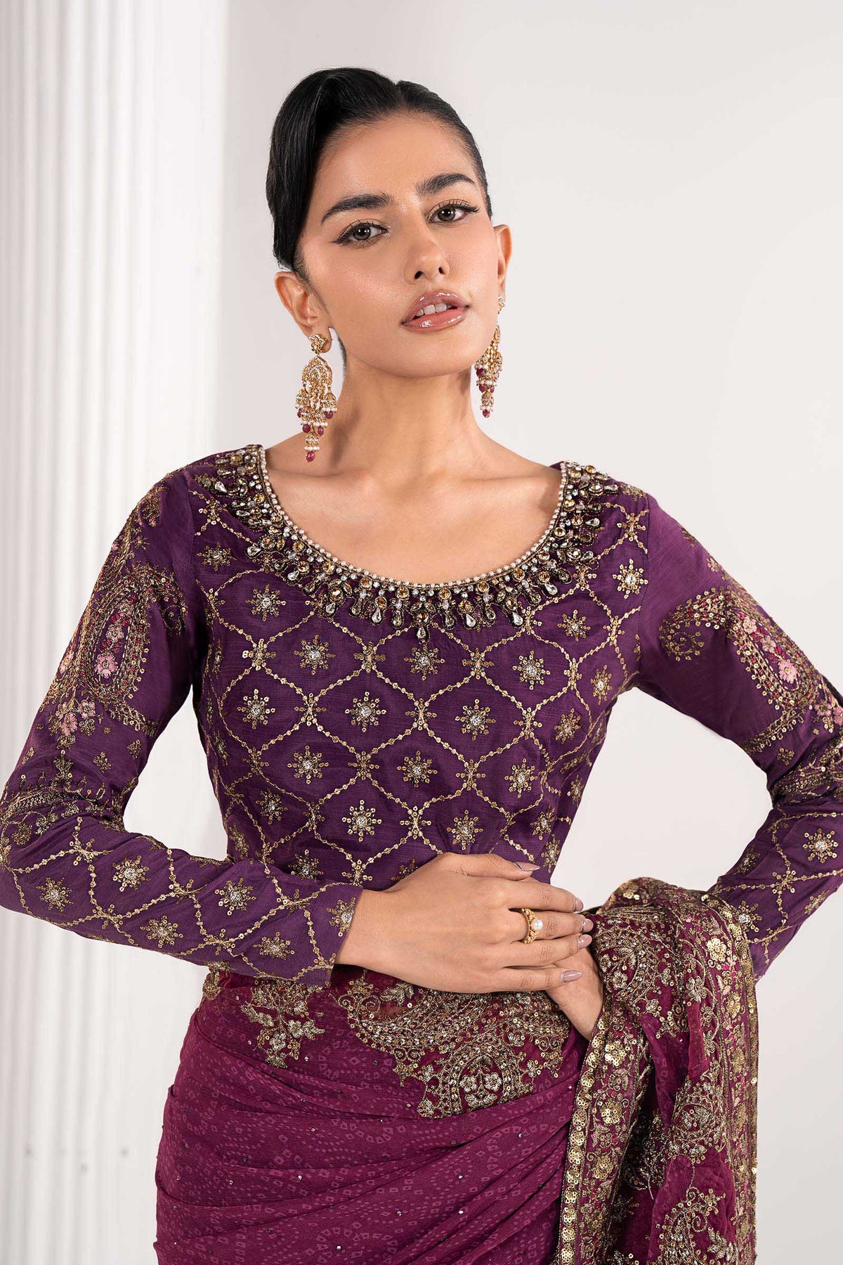 Maria B | Luxury Formals | SF-EF26-67-Purple, image 3