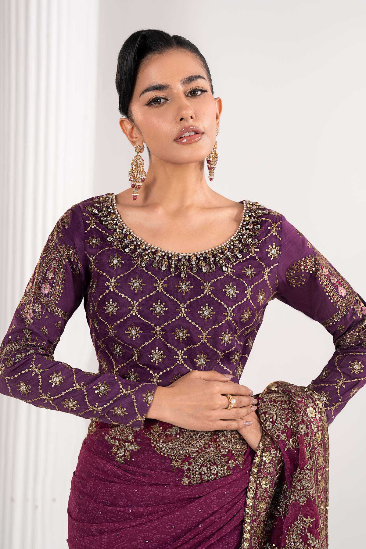 Maria B | Luxury Formals | SF-EF26-67-Purple, image 3