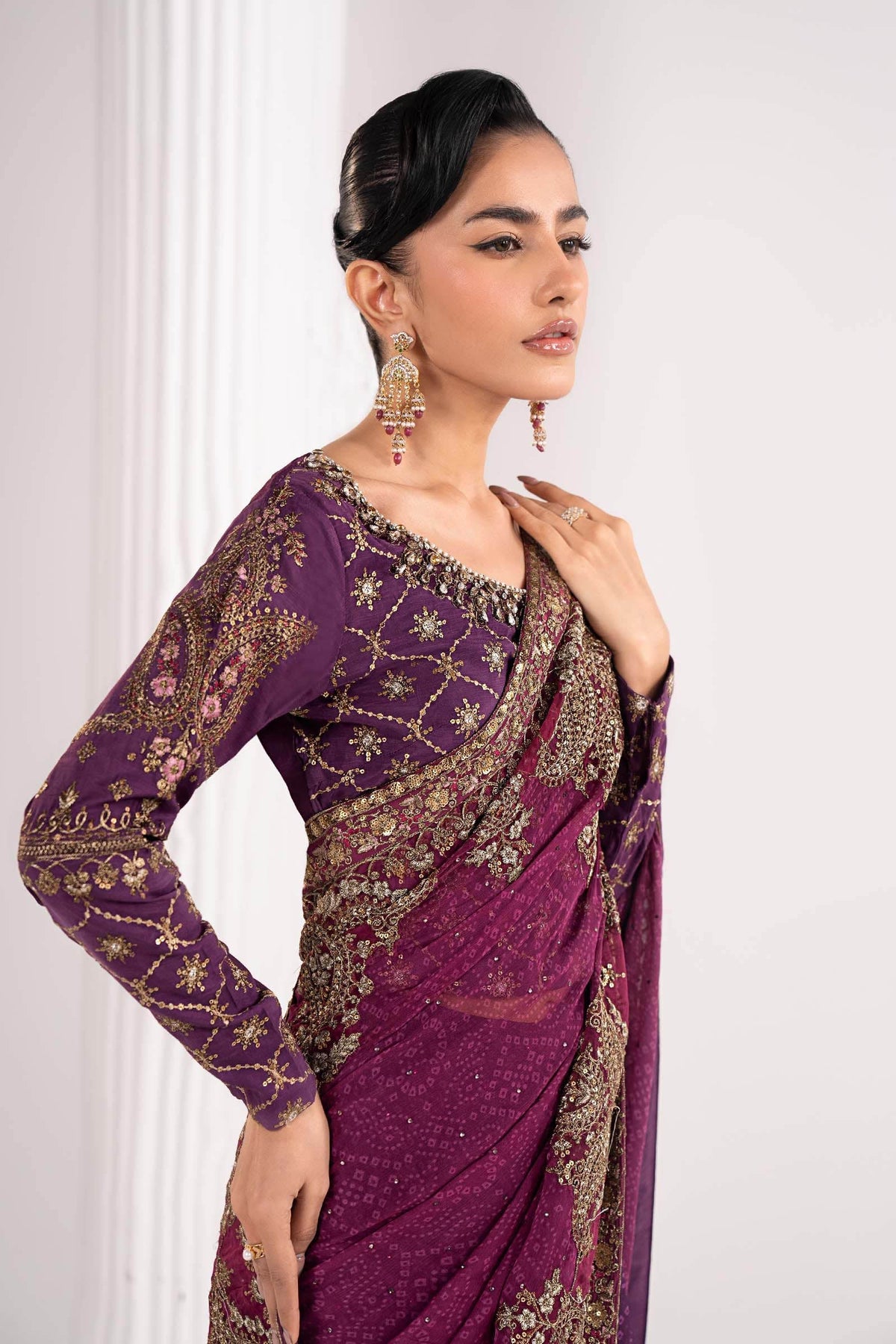 Maria B | Luxury Formals | SF-EF26-67-Purple, image 4