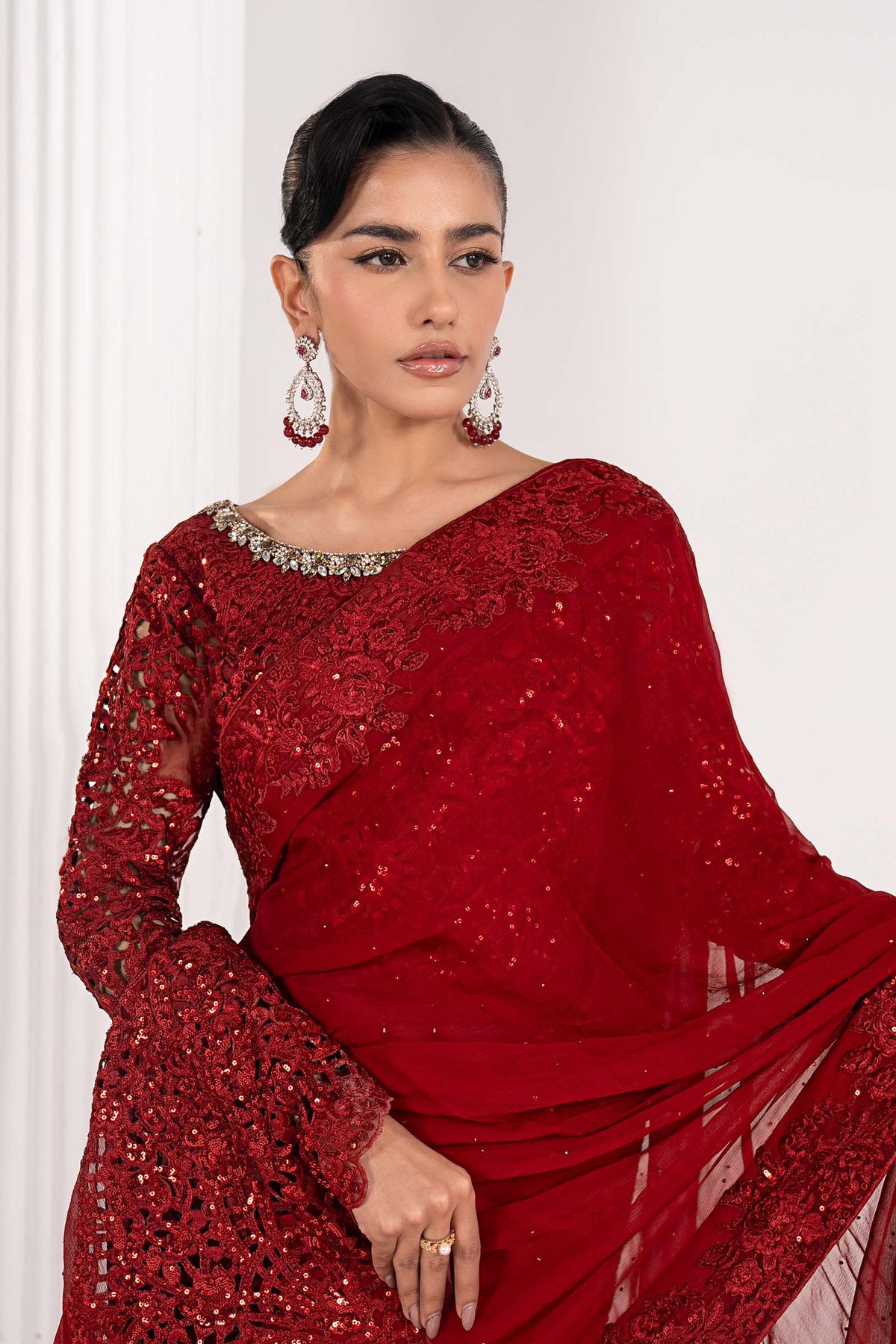 Maria B | Luxury Formals | SF-EF26-70-Red-3