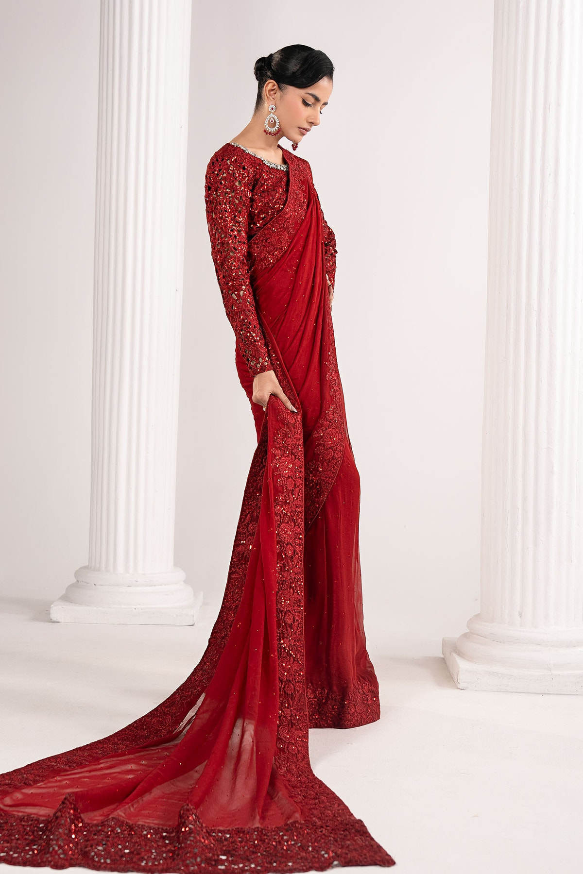 Maria B | Luxury Formals | SF-EF26-70-Red, image 7