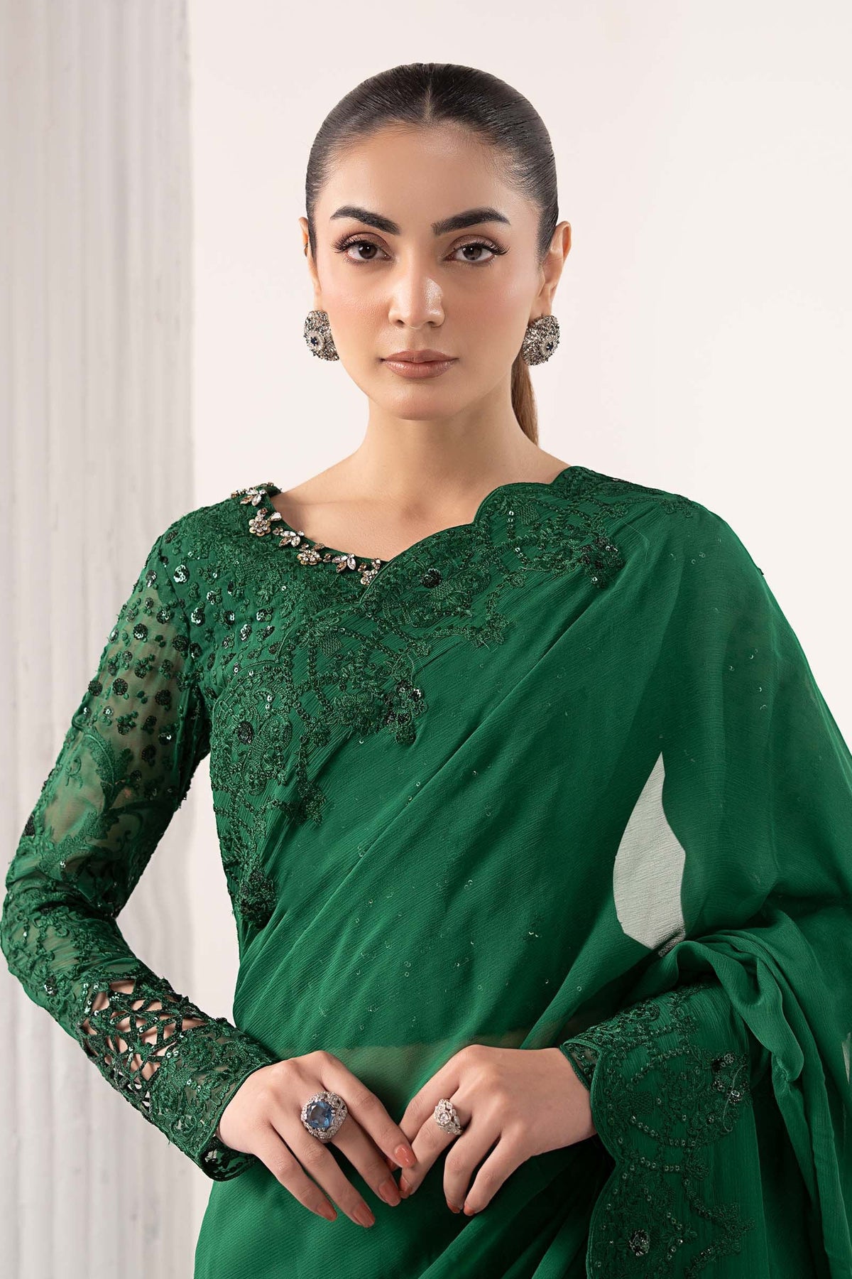 Maria B | Luxury Formals | SF-EF26-73-Green, image 3