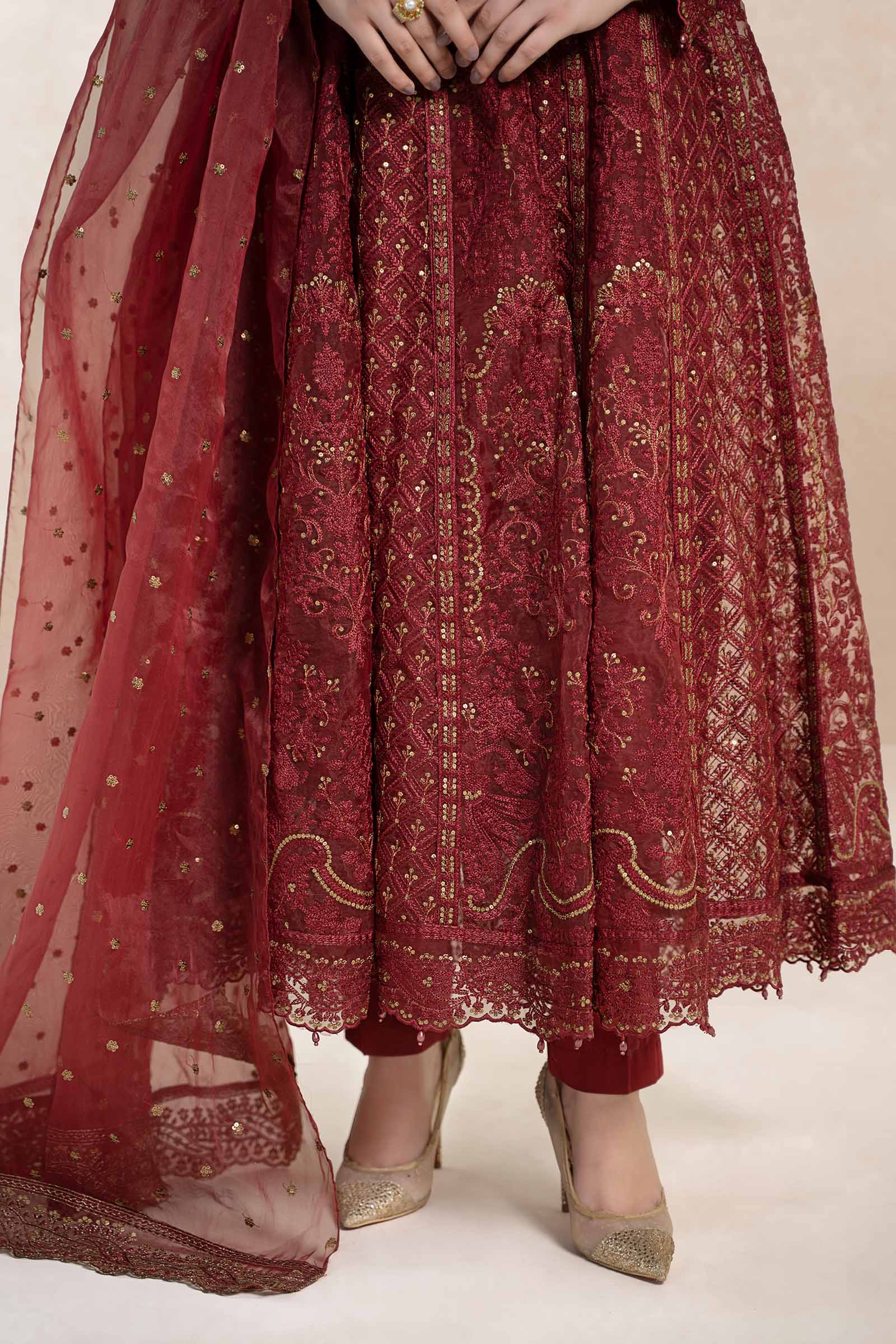 Maira B | Ready to Wear | SF-EF22-01R1 -  Maria B Luxury Formals -  House of Maryam